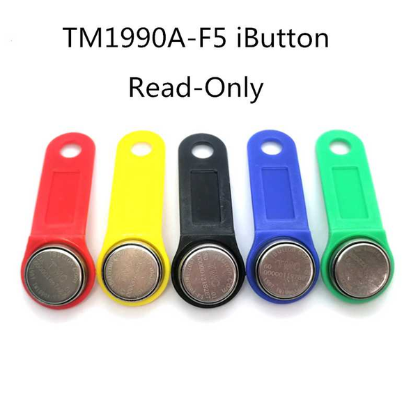 

access control card 100pcs tm touch memory button tm1990a-f5 ibutton ds1990a-f5 ds1990a intelligent smart