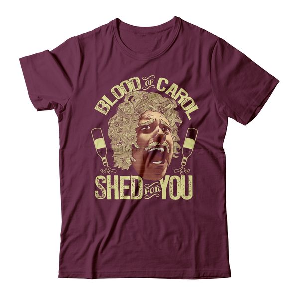 

summer funny print men tshirt women gus johnson blood of carol