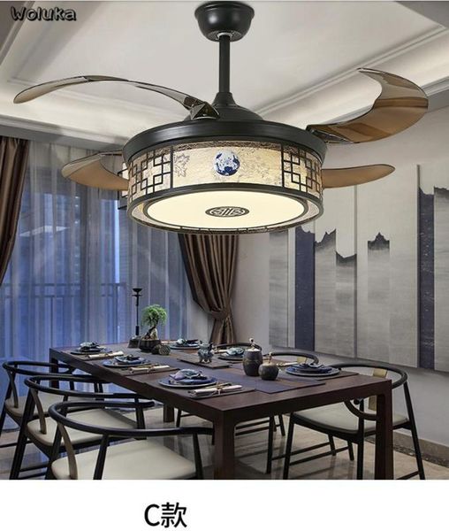 

electric fans modern ceiling fan light with invisible audio integrated dining room living bedroom silent cd50 w07