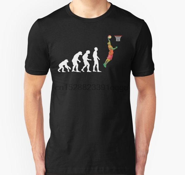 

men short sleeve tshirt funny human evolution basketball sports design t shirt women t-shirt