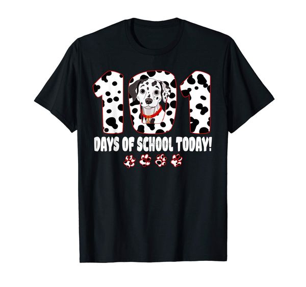 

men t shirt cute 101 days of school dalmatian dog spots t-shirt women tshirt