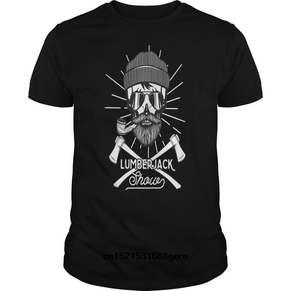 

funny t shirt lumberjack skull tattoo barber skeleton hipst - kids long sleeve t-shirt tshirt men tee