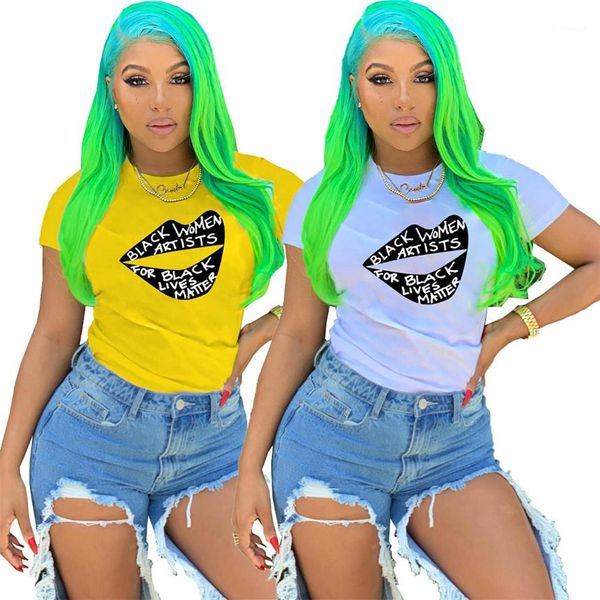 

neck casual slim pullover women tees luxury womens tshirt black lives matter short sleeve o, White