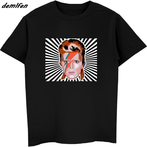 

david bowie t shirt retro album concert tribute tees music mens womens t shirt printed men short sleeve o-neck t-shirt