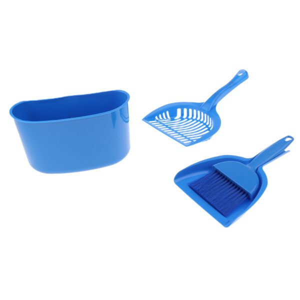 

4 pcs pet cleaning products dustpan and brush set cage cleaner pet supplies