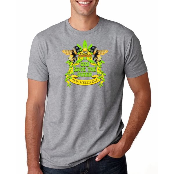

vintage bee hive - beekeeper honey queen - mens cotton t-shirt