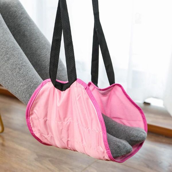 

pillow comfy hanger travel airplane footrest hammock foot resting for office leg