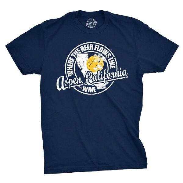 

alien aspen california where the beer flows like wine classic movie t-shirt 2020 tees