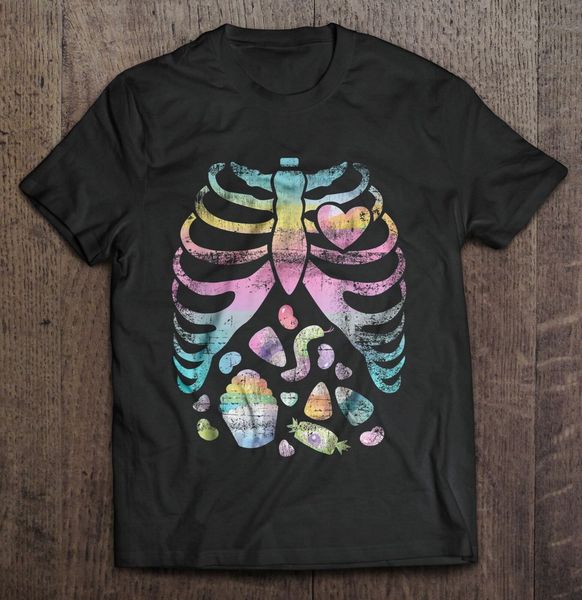 

pastel goth skeleton halloween men t-shirt s-3xl casual tee shirt