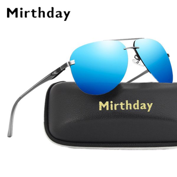 

mirthday men hd polarized sunglasses aluminum magnesium driving sun glasses men's classic rimless outdoor fishing sunglasses, White;black