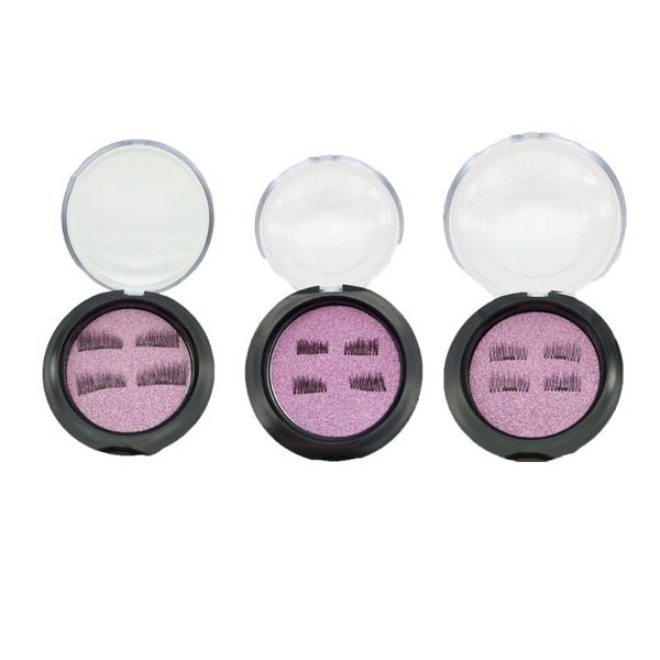 

bgvfivereusable 3d ultra-thin magnetic eyelashes 1 pair/4 pcs eye lashes