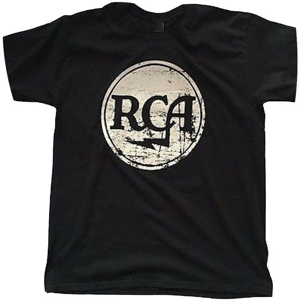 

rca records - проблемные logo - официальный mens t-shirt хлопок новые тенденции топы футболочку