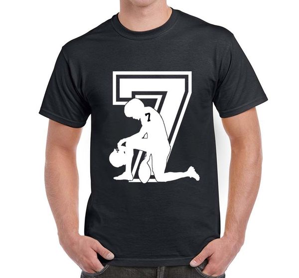 

fashion 2019 new summer brand clothing o-neck short sleeve kneeling in silent protest tee shirts