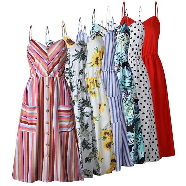 

casual dresses summer dress vestido vintage sarafan bohemian women floral tunic beach maxi party robe pocket plue size, Black;gray