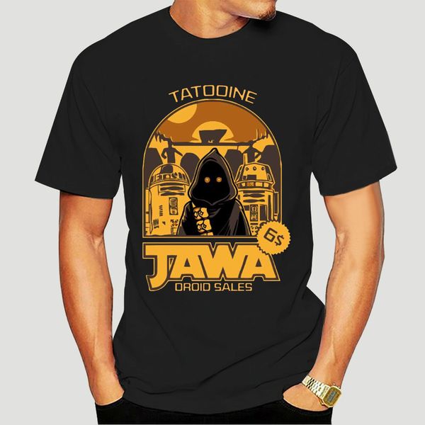 

мужчины t продаж рубашки дроид jawa татуин блэк tshirts женщина t-shirt-1767d