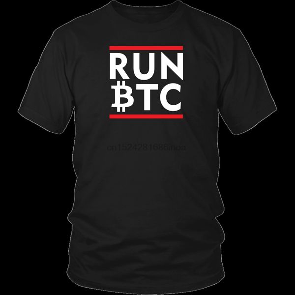 

run btc bitcoin shirt - premium bitcoin crypto валюта crypto t-shirt прохладный повседневная гордость майка мужчин унисекс мода тенниску