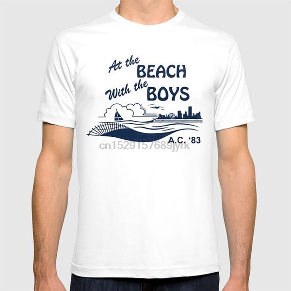 

at the beach with the boys t shirt pop art music typography vintage(1