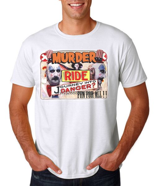 

2020 fashion cool men t-shirt captain spaulding murder ride t-shirt - devils rejects rob zombie halloween bbq