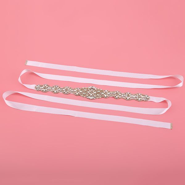 

bridal пояс ленты женщины rhinestone бисероплетение sash камербанд lady waistband платье партии украшенная аксессуары, Black;brown