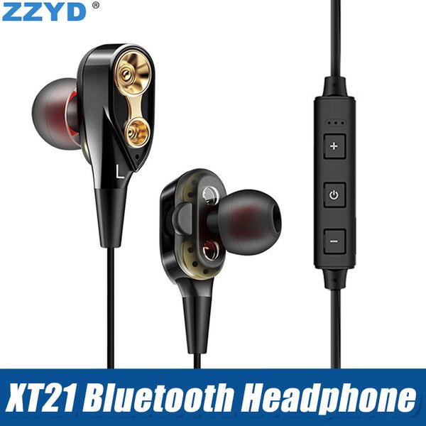 

zzyd bluetooth headphones xt21 wireless bluetooth earbuds v4.2 earphones for ip 7 8 x xs max with retail package