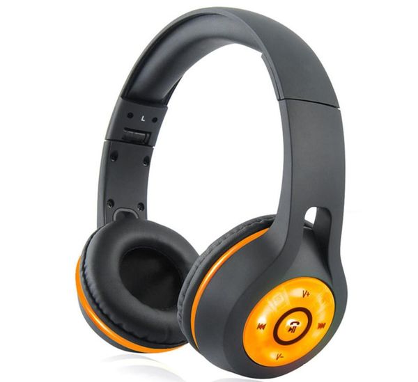 

bluetooth headsets led colorful bluetooth headphone portable folding design wireless headsets