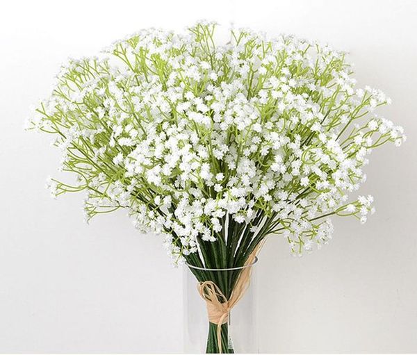 

gypsophila artificial flowers table flowers 30pcs in vase bridal bouquet fake babysbreath flowers home wedding decoration