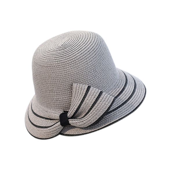 

fashion sun hat bow hat beach headwear sunshade sun women outdoor, Blue;gray