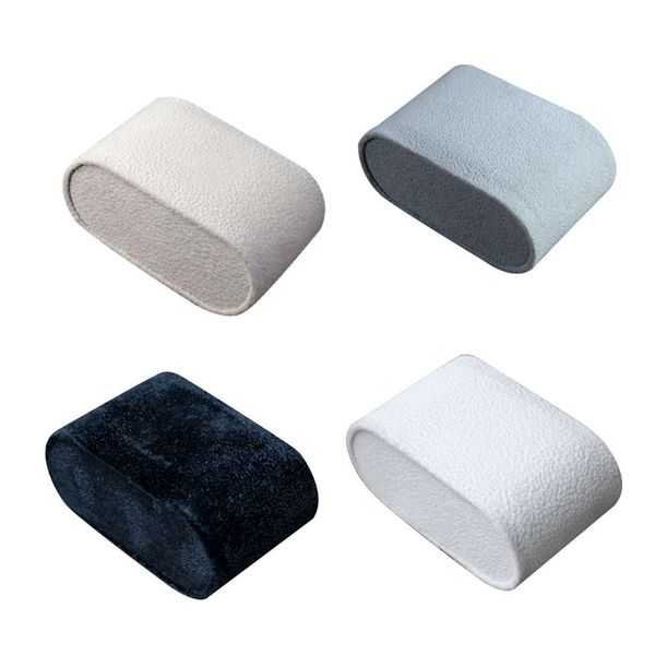 

portable watch pillows bracelet wristwatch display pad storage box stand organizer jewelry protection cushion, Pink;blue
