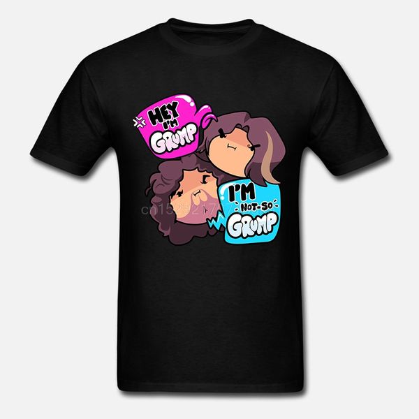 

мужчины футболка игра старцы эй я grump моды топы черные футболки женщин