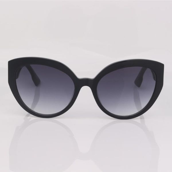 

black cat eye sunglasses women fashion acetate frame women eye wear, White;black