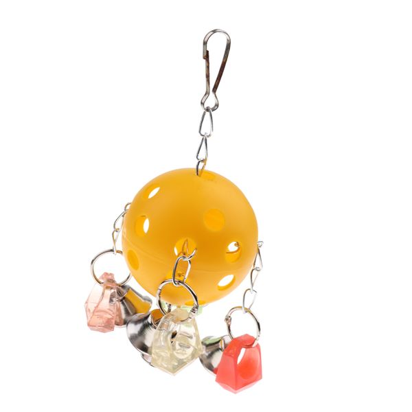 

pet parrot ball toy bird hollow bell toys for parakeet cockatiel chew fun