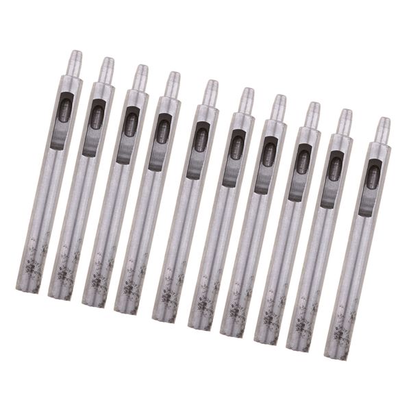 

10pcs craft tool round hole drive punch for leather watch band gasket 3.5mm hollow hole punch tools set