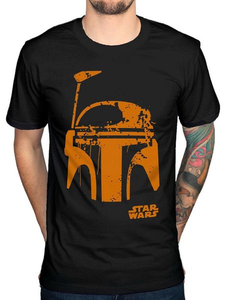 

official boba fett t-shirt yoda return of the jedi movie cotton street plus size tee shirt