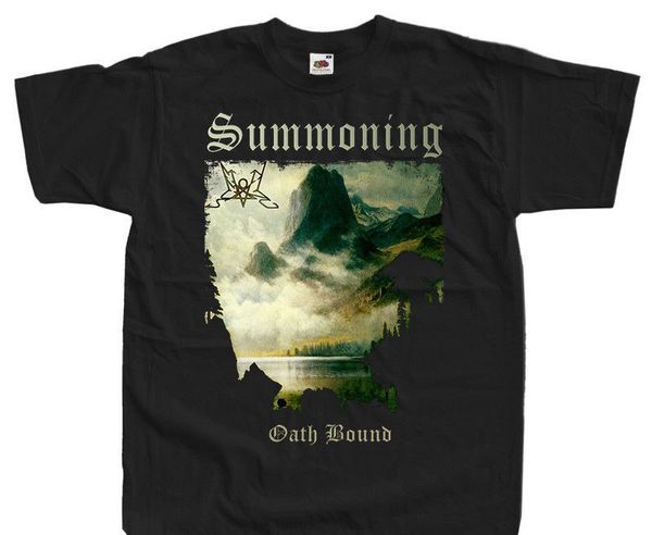 

summoning oath bound t shirt s 5xl black metal black 100% cotton
