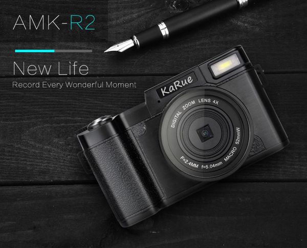 

karue 3 inch tft screen digital camera 24mp camera video camcorder 1920 x 1080p super wide angle lens/with macro lens