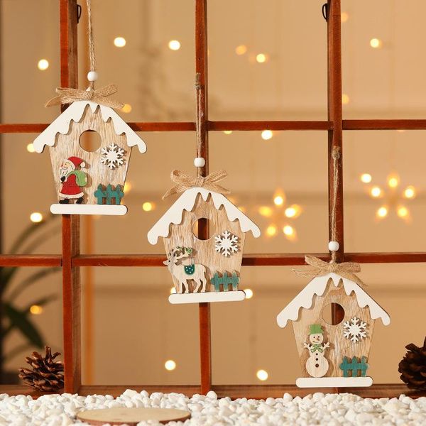 

pendants de tree new decorations natal wood hanging adornos christmas elk gifts year for christmas ornaments snow home navidad nfrfd lg2010