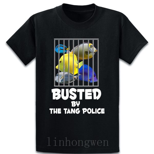 

busted by the tangs policees t shirt crazy spring autumn customized short sleeve kawaii o-neck gents new fashion shirt