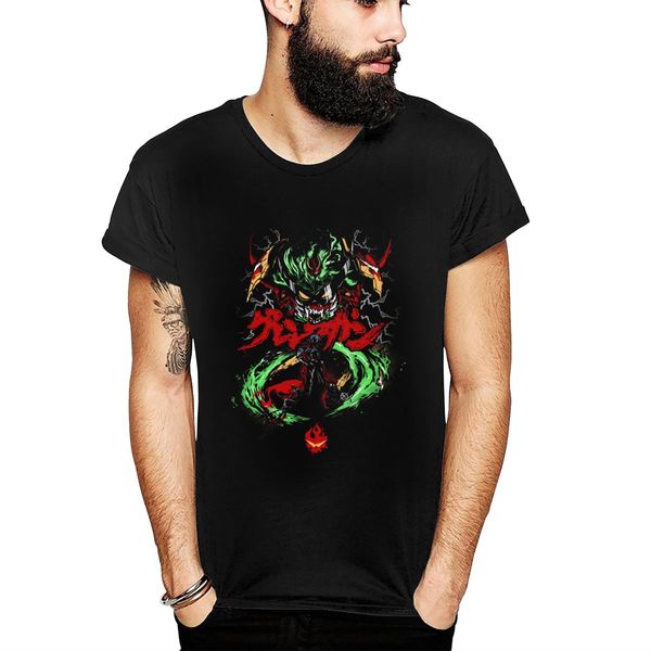 

crewneck tengen a gurren lagann hip hop t shirt popular quality cotton tee shirt s-6xl