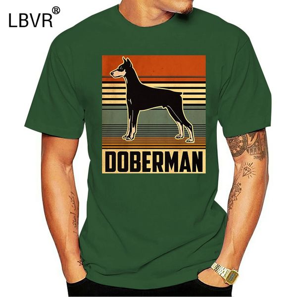 

2020 new men t-shirt vintage dobermann t-shirt