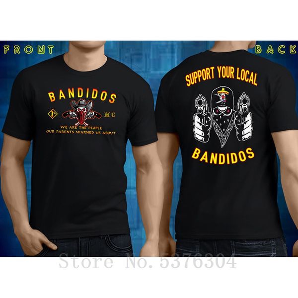 

new support your local bandidos t-shirt bandidosmc tee sz s-5xl