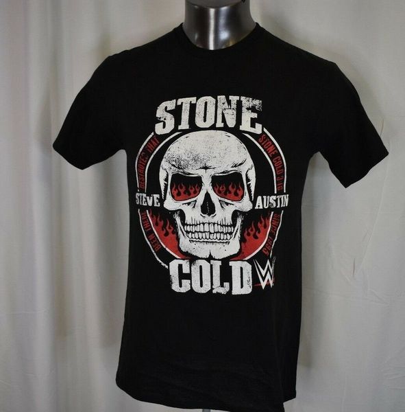 

mens stone cold steve austin skull shirt new m tee tee shirt