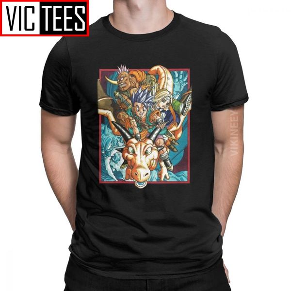 

awesome dragon quest tshirt men cotton t shirt xi rpg game toriyama games warrior slime new arrival camisas hombre