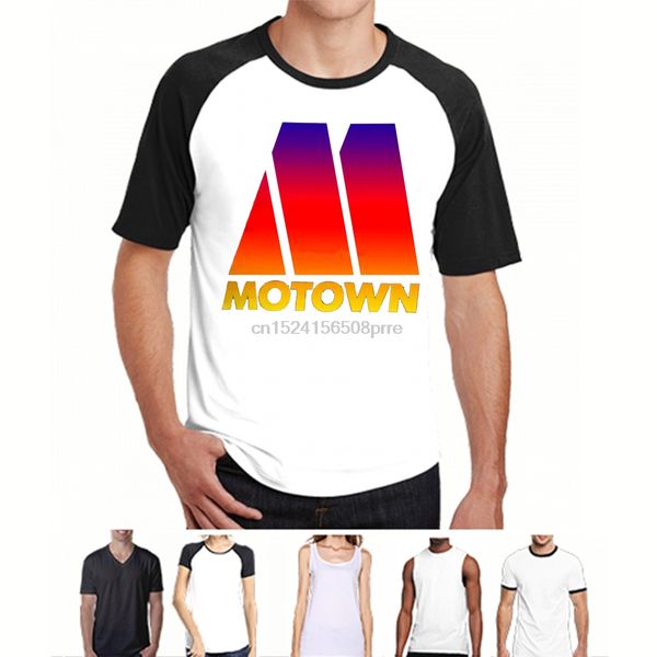 

100% хлопок o-образный вырез custom напечатан мужчины майка motown диско запись женщина футболка