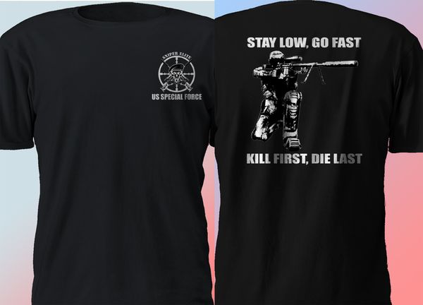 

new us army sniper special force military black t shirts fashion 2019 o-neck fashion casual casual tee shirts