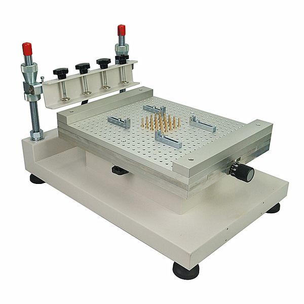

ly solder paste printer silkscreen printing machine high precision smt screen printer single double-sided circuit board paste