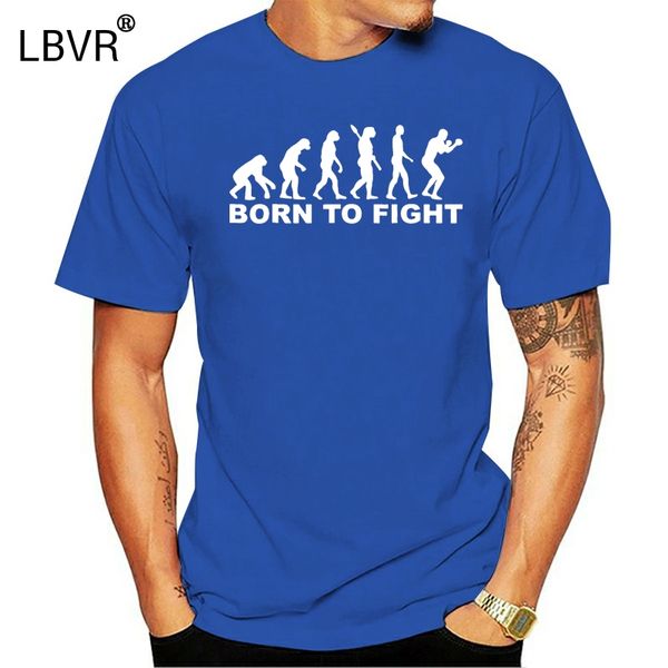 

new evolution born to fight boxinger men t-shirt men short sleeve o-neck cotton t shirt streetwear tees