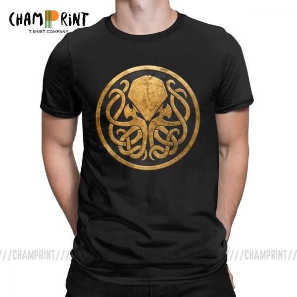 

call of cthulhu men t-shirts novelty cotton tees short sleeve lovecraft funny t shirt crewneck 6xl
