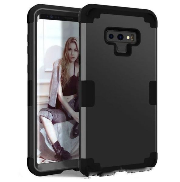 

for samsung galaxy s8 s9 s10 plus note 8 9 cover heavy duty 3-layers hybrid full-body protect case for iphone 6 6s 7 8 plus x xs xr max case