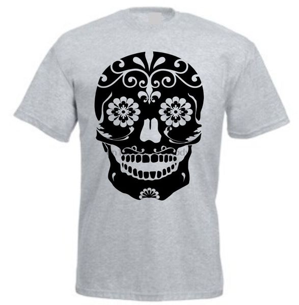 

candy skull t-shirt mens сахара день мертвых мексика выберите цвет и размер