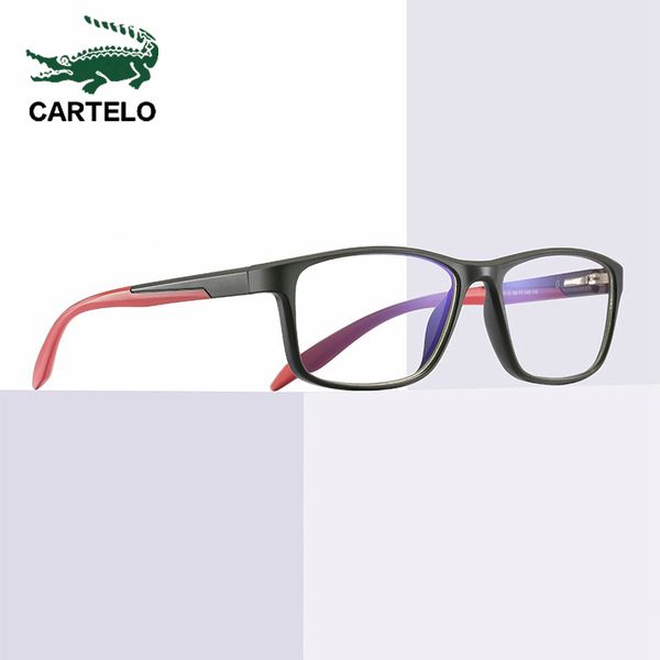 

cartelo frame eyewear anti blue rays computer glasses men women blue coating gaming glasses anti-uv uv400 transparent, White;black